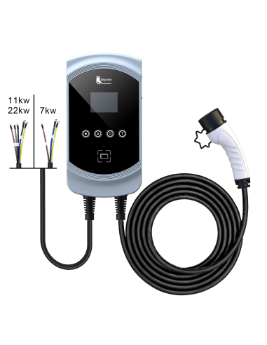 7.6 KW EV Charging Station WiFi - Intelligent RFID Wallbox