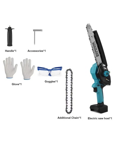 8" Electric Chainsaw Brushless 1500W | Lithium Batteries