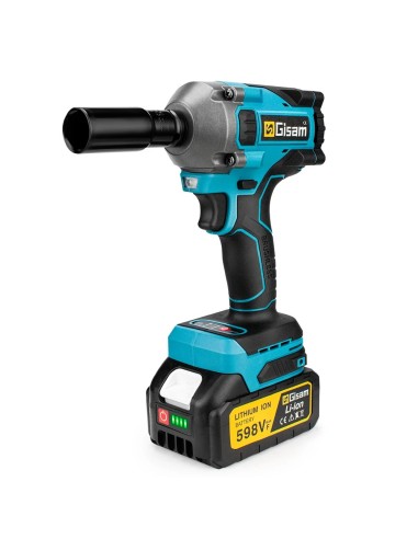 18V Brushless Impact Wrench 1000 Nm + 2 Batteries Included