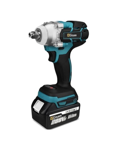 18V Brushless Impact Wrench 520Nm + 2 Batteries